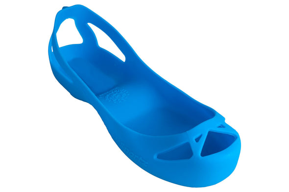 Wrestling shoe covers -Neon Blue - splosheez